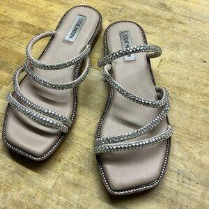 Bling Steve Madden slide sandals
